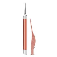 Festnight 2PCS Earwax Removal Ear Pick Set Stainless Steel Earwax Remover Spoon Baby Kids Adult Earpick Ear Picker with LED Light