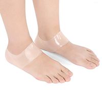 Heel Support, 1 Pair Silicone Plantar Fasciitis Heel Spur Ankle Support Pain Relief Anti-Crack Protector