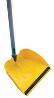 Long Handled Dust Pan, Yellow, Plastic