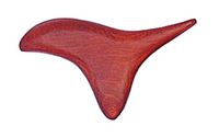 Roll Over Image to Zoom in Set 10 Thai Traditional Reflexology Hand & Foot Massage Tool Wing Shape Massager Press Point Red Wood.