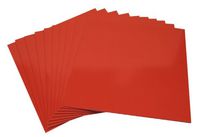 (10) 12" Record Jackets - Red (Glossy Finish) - Without Center Hole - #12JWRE