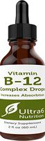 Vitamin B12 Drops in Liquid Form for Best Absorption - Methylcobalamin B12 Great for Energy, Sublingual Nutrition and Weight Loss