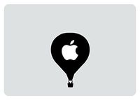 Hot Air Balloon Mac Book Decal