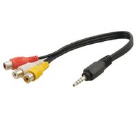 uxcell a12070200ux0053 Connector Male to Female Adapter Audio Video Cable