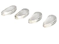 ASKANA Nosepads 14 mm Nylon Frame Push in Set of 6 Pairs