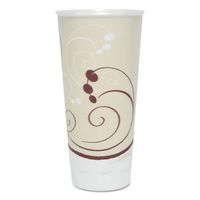 Symphony Trophy Plus Dual Temperature Cups, 22 Oz, Beige, 750/Carton