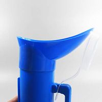 LSY@ Urinal, Ms 2000ml Thicken Urinal Old Man with Lid Belt Tube Portable Urine Hospital Bed Urine Collector Household Indoor Urinal Pot Travel Camping High Capacity Chamber Pot White Tube Length 1.2