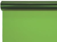 Pack Of 1, 30 "X 100' Solid Apple Green Cello Roll 1.0 Mil For Easter Baskets Made In Usa