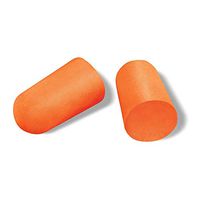 Amazon Basics Soft Foam High Visibility Bullet  Earplugs, NRR 32dB, 5-Pair
