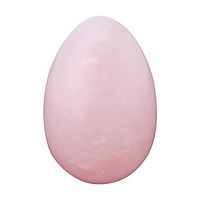 Aufee Gemstone Egg, Egg-Shaped Rose Quartz Yoni Egg Massage Stone Postpartum Recovery Kegel Exercise Gemstone