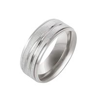 Festnight Medical Weight Loss Ring Simple Stainless Steel Magnetic Therapy Fashion Magnetic Healthcare Finger Ring