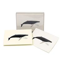 Earth Sky + Water - Humpback Whale Notecard Set - 8 Blank Cards with Envelopes
