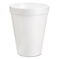DART 8J8 Drink Foam Cups, 8 oz, White, 25/Bag, 40 Bags/Carton