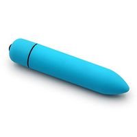 Electric Quiet Waterproof Massaging Wand Mini Bullet Portable Waterproof 10-Frequency Mini Electric Massager, Strong Power Waterproof Wand Massage Pleasure Toys (Blue)