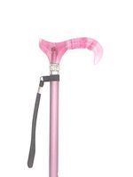 Classy Walking Canes CWC4170PKD Diamonds & Pearl Cane - Pink - 31-38” Adjustable Height Cane with Aluminum Shaft. Functional Grip Canes