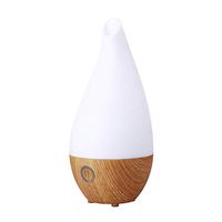 Daroma 100ml Vase Diffuser for Essential Oil, Aromatherapy Ultrasonic Air Scent Fragrance Cool Mist Room Humidifier Home Office Decorative Gift, Wood Grain