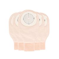 HEALLILY Disposable Ostomy Bags Drainable Pouch for Colostomy Ileostomy Stoma Care Cut-to-Fit One-Piece System 10pcs