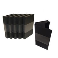 VHS Cassette Plastic Cases 12-Pack Black