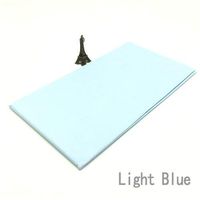 49 * 49cm Tissue Paper Floral Wrapping Paper Flower 10pcs/Lot Home Decoration Festive & Party Wedding DIY Gift Packing Supplies (Light Blue)