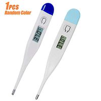 Digital Basal Thermometer, Body Thermometer °C/°F Switchable Instant Readings, Oral Armpit and Rectal Thermometer for Kids, Infants, Adults Waterproof 2 PCS