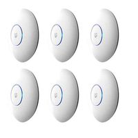Ubiquiti Networks 6 Pack UAP-AC-PRO UniFi Access Point Enterprise Wi-Fi System