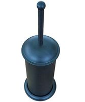 Toilet Brush Free Standing Brass-Antique/Mirror/Steel/Black Colour Options Finishing-SDR-WC Brush-Bath Set-Wall Mount-Bathroom Accessories (Black)