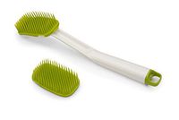 Joseph Joseph CleanTech Dish Brush with Replacement Head Durable Quick-Dry, Green