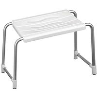 ZHAOYONGLI Bathing Aid for Bathroom Stool Bathroom Home Anti-Slip Elderly Bath Stool Waterproof and Moisture-Proof Large Panel (Color : White, Size : 345126cm)