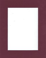 18x24 Maroon Picture Mats Mattes with White Core Bevel Cut for 12x18 Pictures