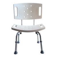 XH Aluminum Alloy Non-Slip Bath Chair Supports up to 220 Pounds, Sturdy and Light Adjustable Tool-Free Installation, Suitable for Elderly Children