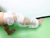 Knee Shower Cover, Adult Waterproof Soft Shower & Bath Bandage and Cast Protector for Knee Protection to Broken Knee Wound, Burns,Reusable