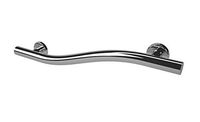 Lifeline Home Mobility Grab Bar - Wave Design | Right Hand | Polished Chrome | 18 Inch