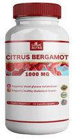 Bergamot Capsules by Logic Nutra Cholesterol Support, Helps Maintain Balanced Cholesterol Levels to Aid Heart and Cardiovascular Health. Gluten Free, Vegan, 120 Capsules