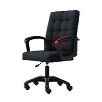 ZLFLD Office Chair Home desks Comfort Waterproof desks Easy-to-wash Tables Computer desks and Tables Students Office Chair (Color : Black)