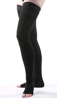 Allegro 20-30 mmHg Surgical 205/212 Open Toe Thigh High (Black) X-Large