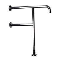 Looking back is the shore Stainless Steel Elderly handrails/Bathroom Toilet Safety handrail/Wall-Mounted Straight Hair Towel Rack/handrail Bathroom WC Bathroom Bathtub Silver handrail Track