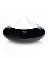 ZAQ Dew Essential Oil Diffuser LiteMist Ultrasonic Aromatherapy With Ionizer and Color-Changing Light - 80 ML Capacity, Black