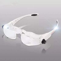 Head Mounted Magnifying Glass Vision Assisted Experiment Observation Biology Old Man Reading Newspaper Mobile Phone Computer Repair Clock Stamp Coin Recognition