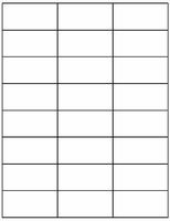 Compulabel Address, Butt Cut Square Corner Labels for Laser and Inkjet Printers, 2 5/6 x 1 3/8 Inches, Permanent Adhesive, 24 per Sheet, 1000 Sheets per Carton