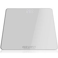 INEVIFIT Bathroom Scale, Highly Accurate Digital Bathroom Body Scale, Measures Weight for Multiple Users. Includes a 5-Year Warranty