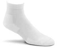FoxRiver Men's Diabetic Quarter Crew - 2-Pk, White, Large