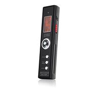 OVTECH Digital Voice Recorder One-Touch Sound Stereo Recorder Rechargeable Dictaphone LCD MP3 Player Flash Drive with 16GB Built-in-Memory for Classes Lectures Meetings Notes Learning