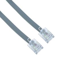 Phone Line Cord Fax Modem Landline RJ11 Telephone DSL Cable 6P4C (2 Pack) Universally Compatible (20 Feet, Gray)