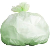 Biodegradable Tall 13 Gallon Garbage Bags 20 Ct. ASTM D6400 and BPI-Certified Compostable Trash Can Liners. Hefty for Kitchen Food Scraps and Compost Bins. Eco-Friendly and Plant-Based for Green Homes