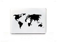 World Map Sticker Decal For MacBook Pro 13" 15" 17" Universal Sticker. 6 Year Guarantee