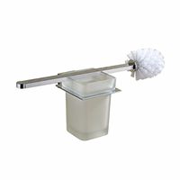 LAONA Modern minimalist chrome bathroom accessories set toilet brush / hook hook,Toilet brush