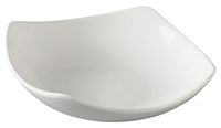 Yanco PS-2107 7.5" Square Bowl, 14-Ounce, Porcelain, Bone White, Pack of 24