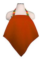 Food Firewall Adult Dining Bib/Mini-Apron-Top Clothing Protectors - Rust Basico