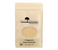 Aloha Medicinals - Pure Red Reishi - Certified Organic Mushrooms – Ganoderma Lucidum – Health Supplement – Supports Cardiovascular, Immune System and Liver Function - 4oz Bag (Powder)