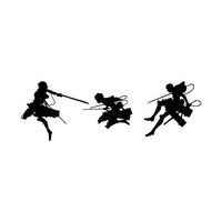 Attack on Titan Vinyl Sticker Decal for MacBook Air-Pro Dell HP Laptop Car Decor 1